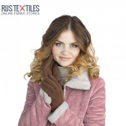 Sherpa Faux Fur Lamb Fabric Old Pink