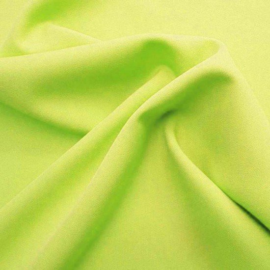 Tissu Burlington Vert Lime Fluo - (Tissu Burlington )