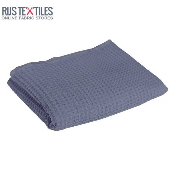 Waffelstoff Piqué Jeans - (Waffelstoffe Piqué)