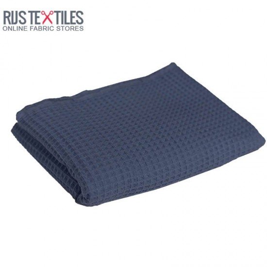 Waffle Pique Fabric Dark Jeans
