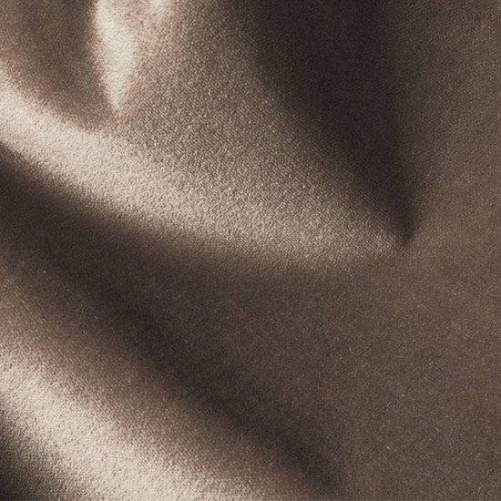 Velours Stretch Stof Taupe - (Mode Stoffen)