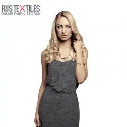Viskose Jersey Dunkelgrau Meliert Viskose Jersey Dunkelgrau Meliert